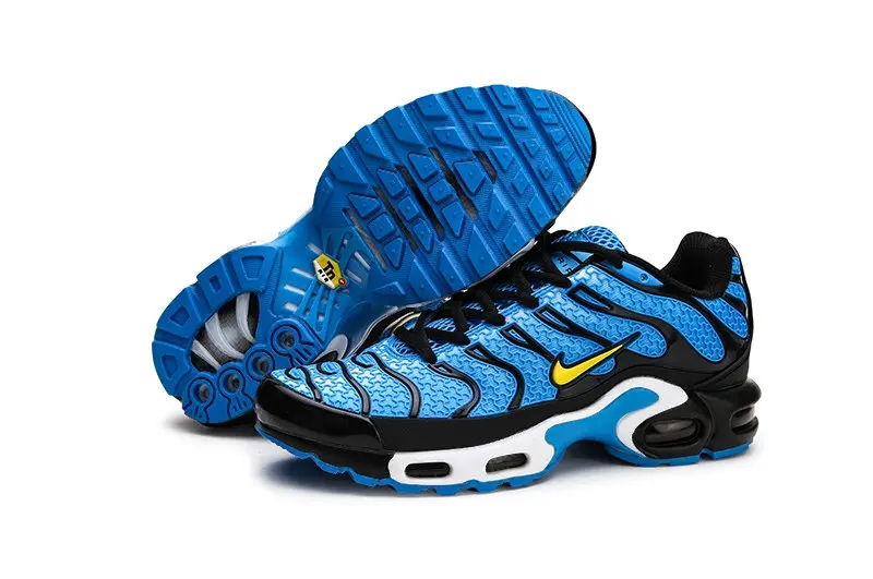 NIKE AIR MAX PLUS TN дышащая Спортивная обувь для мужчин на шнуровке на платформе из материала KPU для тенниса 40-45