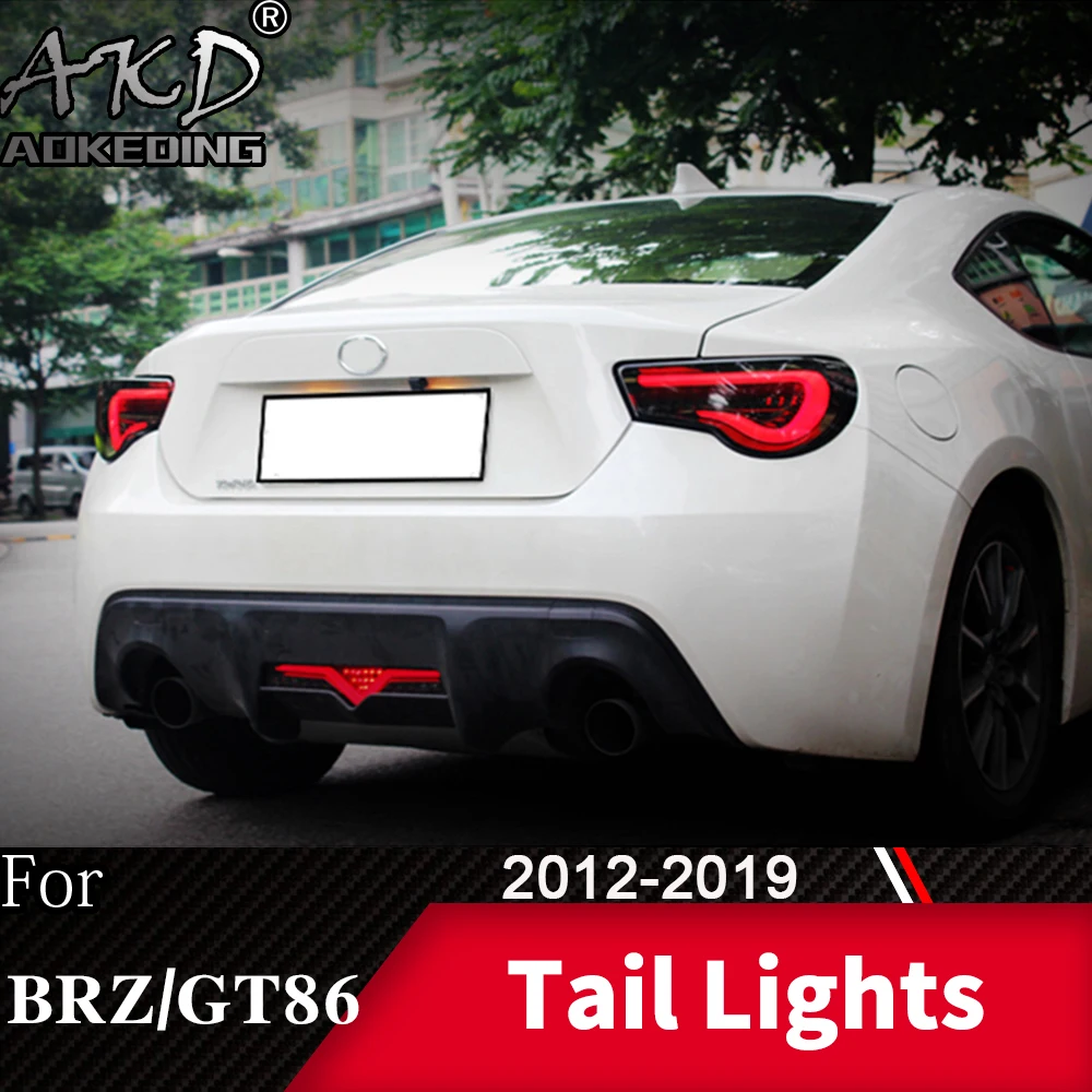 Задний фонарь для Toyota GT86 FT86 2012 2019 Subaru BRZ светодиодные задние фары Противотуманные