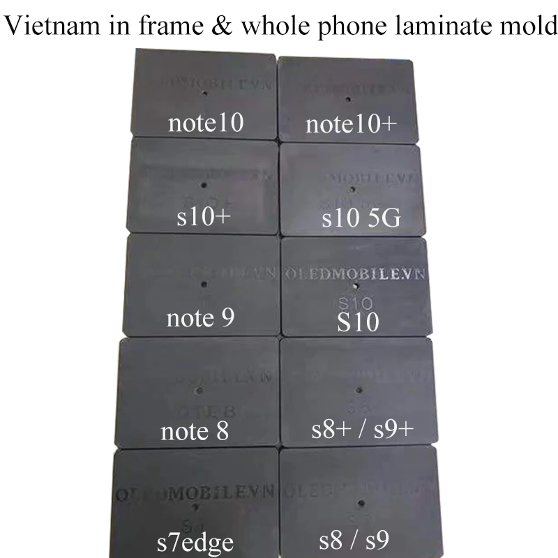 Форма для ламинирования JALAN Edge Samsung s7 edge/s8/s8 plus/s10/10 plus/s10 5g/note 8/9/10/10 plus ремонт