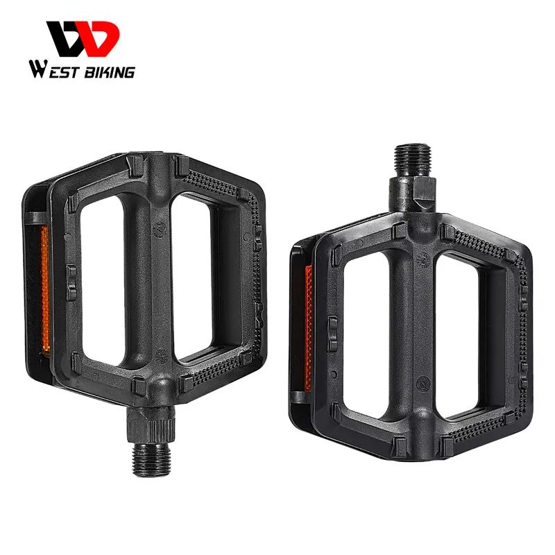 Bicycle Pedals Bike Mountain-Bike-Parts Plastic West-Biking 1-Pair MTB Portable High-Quality