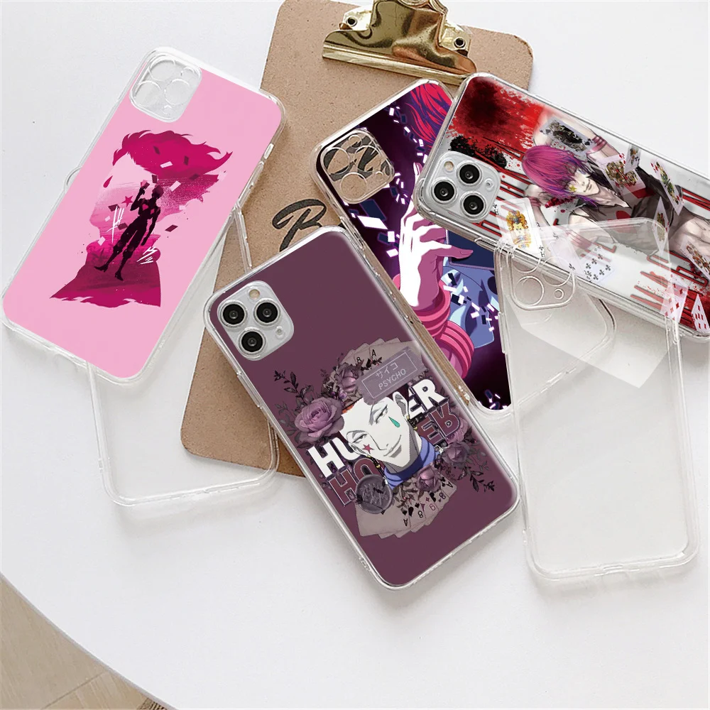 Чехол Hisoka из ТПУ для iPhone 12 11 Pro Max 6 6S 7 8 Plus XR X XS MAX SE2 2020 12mini 12Pro прозрачный чехол