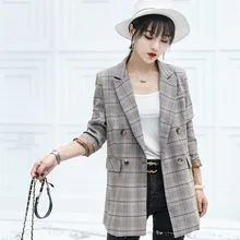 #Special Offers Autumn double-breasted suit female High quality children's blazer Casual mid-length jacket office top Autumn women's clothing #Special Offers Autumn double-breasted suit female High quality children's blazer Casual mid-length jacket office top Autumn women's clothing