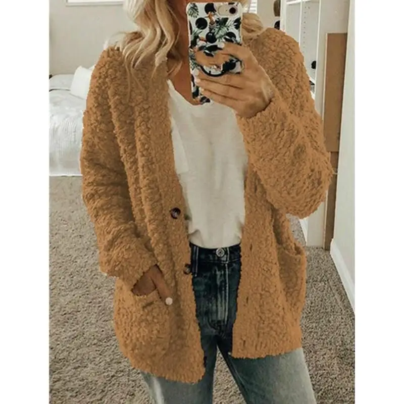 Теплый осенне-зимний вязаный женский свитер, 5Xl, Свободный кардиган с карманами, Свободные Повседневные свитера размера плюс