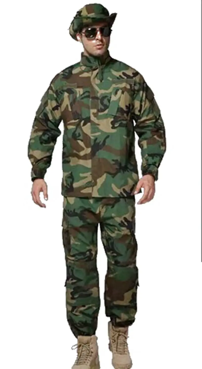 Militar Soldier ACU куртка и брюки набор для взрослых/подростков страйкбол игры поле игры командная форма Лесной цифровой пустыни XS/S - Color: 4