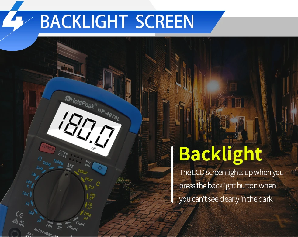 indutância digital, teste hfe com indutância de