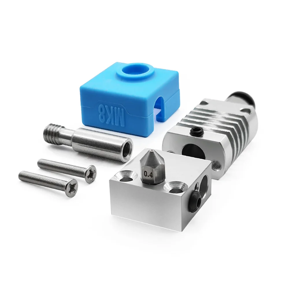 3D Printer Parts All Metal Hotend Extruder Kit for CR-10 V2 CR-10S Ender 3/3S 3D Printer Extruder Parts 1.75mm With Silicon Case - 3