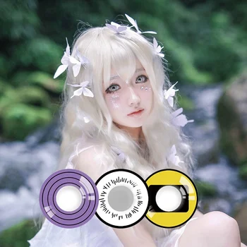

Contact Lens For Halloween Cartoon Character Japanese Popular Animation Contact Lenses Fashion Cos Eyewear Makeup Tool