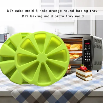 

Triangle Fondant Cake Mould 8 Holes Silicone Home Non-sticky DIY Baking Mold Chocolate Candy Fondant Cake DIY Baking