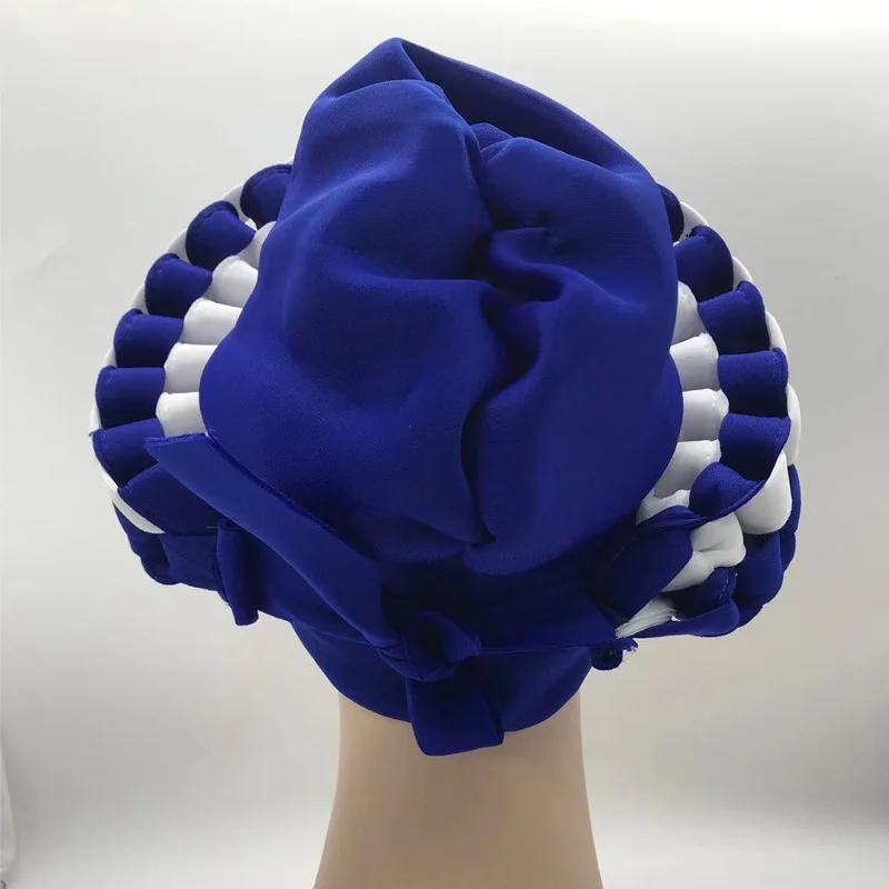 Trendy African Muslim Turban Hat Adjustable Space Layer African Hat Muslim Hijab Scarf India African Head Wraps Turbante Mujer africa dress