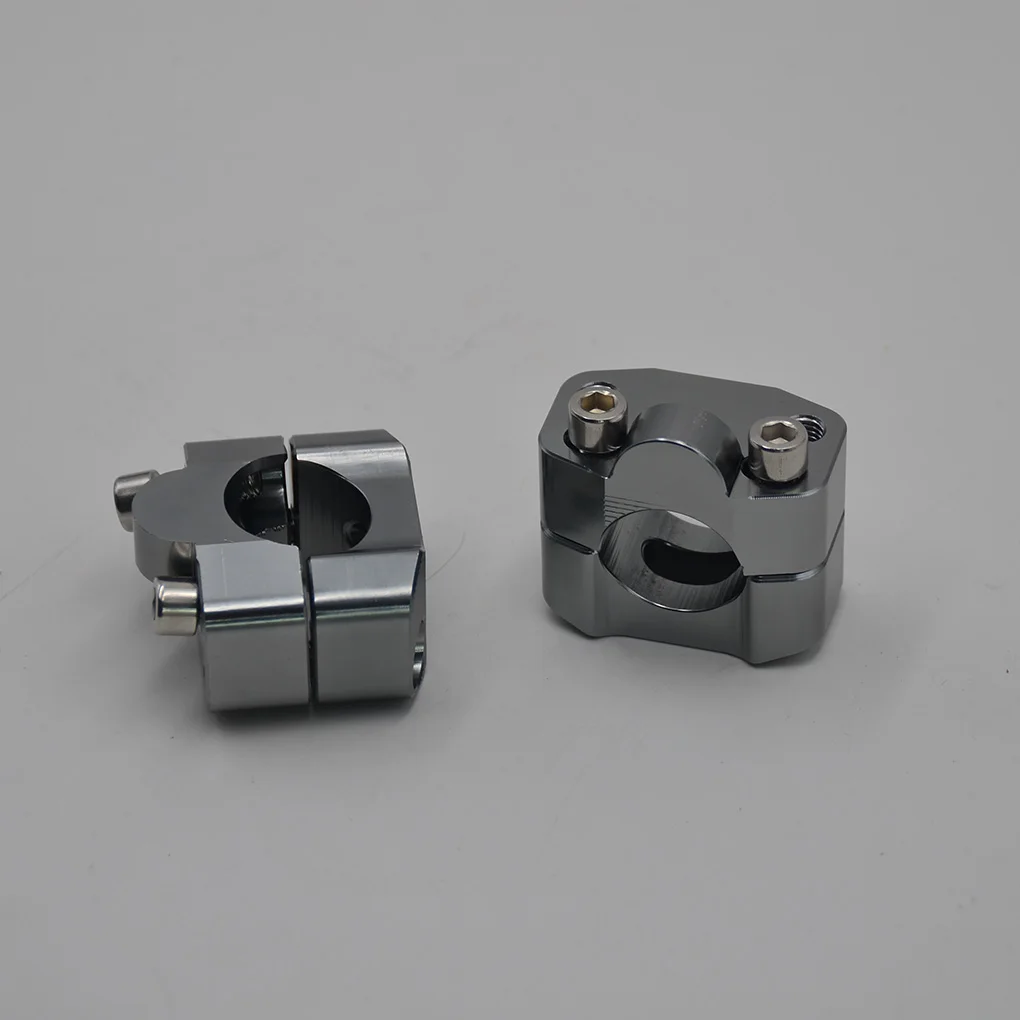 1 пара мотоцикл 1/8inch CNC Алюминий стоянок 28 мм регулируемый жир зажимы для пазовой фрезы Универсальный