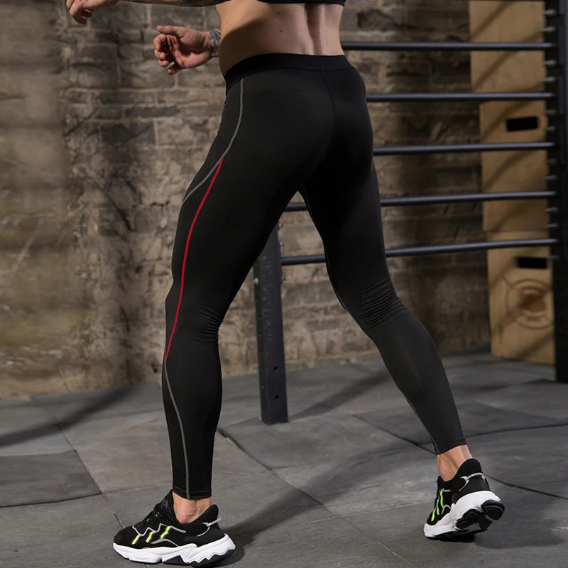Men's Tights Compression Sport Pants Men Running Gym Leggings Training and Joggings Leggings Soccer Tights Sports Pants for Men
