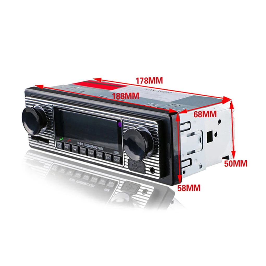 Ультратонкий Автомобильный Bluetooth MP3-плеер fm-радио AUX вход u-диск музыкальный стерео ИК дистанционное управление для автомобиля плеер