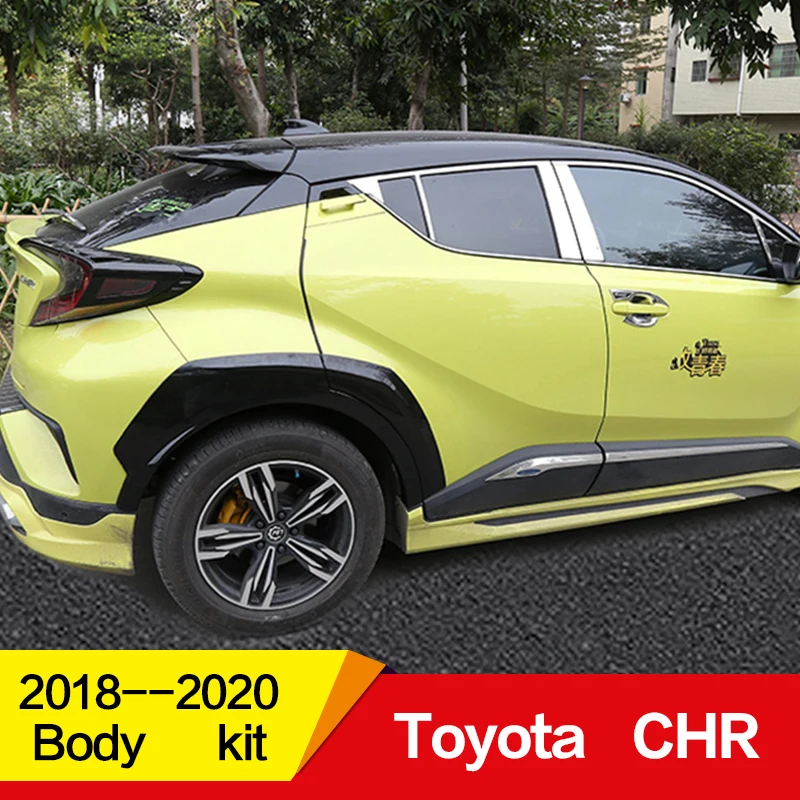 Подходит для Toyota CHR, обвес, крыло,,, лет, Воздухозаборники, вентиляционные крышки, автомобильные аксессуары, 6 шт