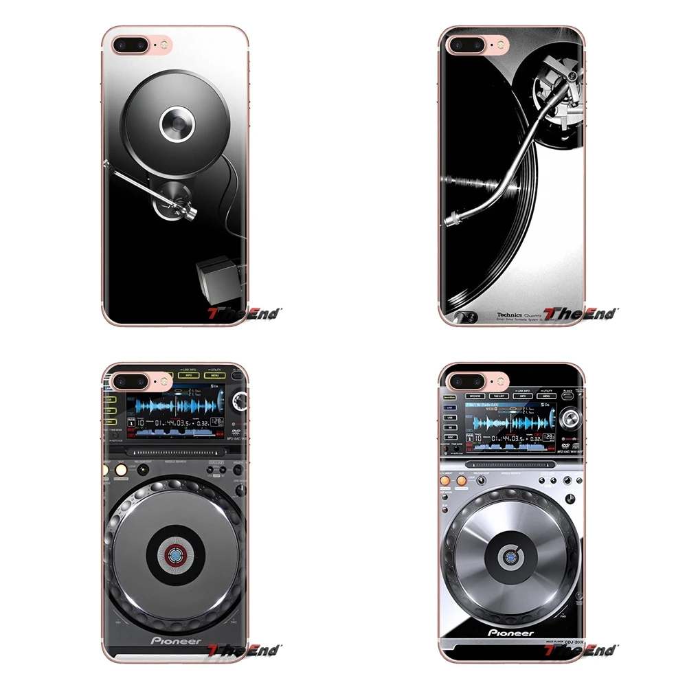Classic Technics Turntables DJ Soft Covers For Samsung Galaxy S2 S3 S4 S5 MINI S6 S7 edge S8 S9 Plus Note 2 3 4 5 8 Coque Fundas |