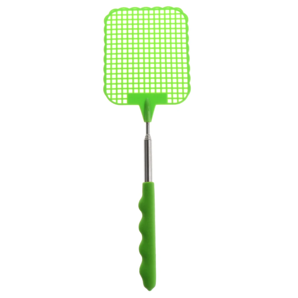 Portable Fly Swatter Retractable Kill Mosquitoes Flies Telescopic Plastic Portable Fly Swatter Retractable Kill Mosquitoes Flies Telescopic Plastic