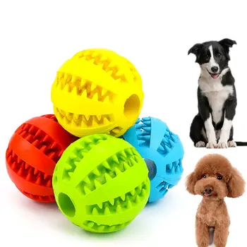 

New Pet Toy Ball Dog Toy Molar Tooth Cleaning Pet Toy Rubber Ball Dog Toy Professional Fashion Portable Wearable Jouets pour ani