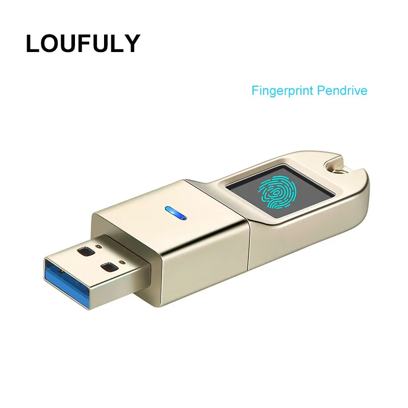 Зашифрованный флеш накопитель с отпечатком пальца USB 3 0 16 ГБ 32 64 128 Ключ паролем