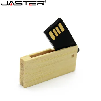 

JASTER USB flash drive personalizzabile Wooden usb 2.0 wood batten pen drive 4GB 16GB 32GB 64GB U disk memory Stick wedding gift