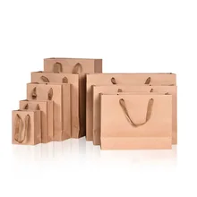 Коричневый крафт-бумажный пакет черная сумочка одежда хозяйственная сумка Заказная чайная конфетная бумага упаковка подарочный пакет для цветов boite dragees mariage