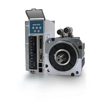 Buy High Voltage 1.5KW 220V Servo Motor And Drive Set 3 Phase 7.5N.m 6A Size130mm Nema52