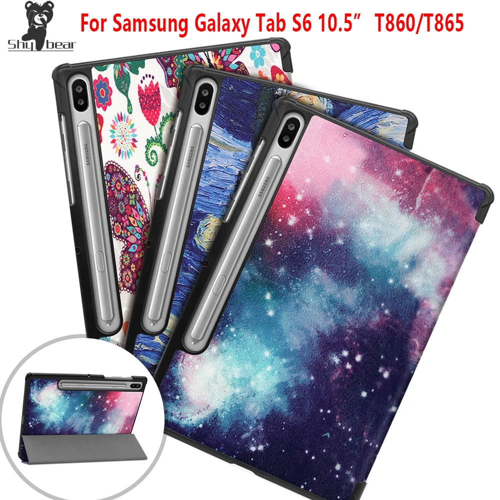 Новое поступление чехол для Samsung Galaxy Tab S6 T860 SM T865 10 5 дюйма 2019 защитный Магнитный