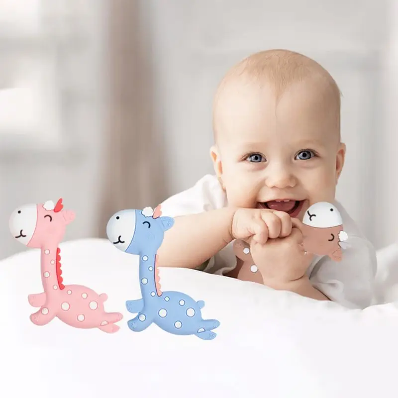 

Baby Teether Cute Giraffe Modeling Infants Soothing Biting Chew Kids Newborn Molar Toys Maternal and Child Supplies