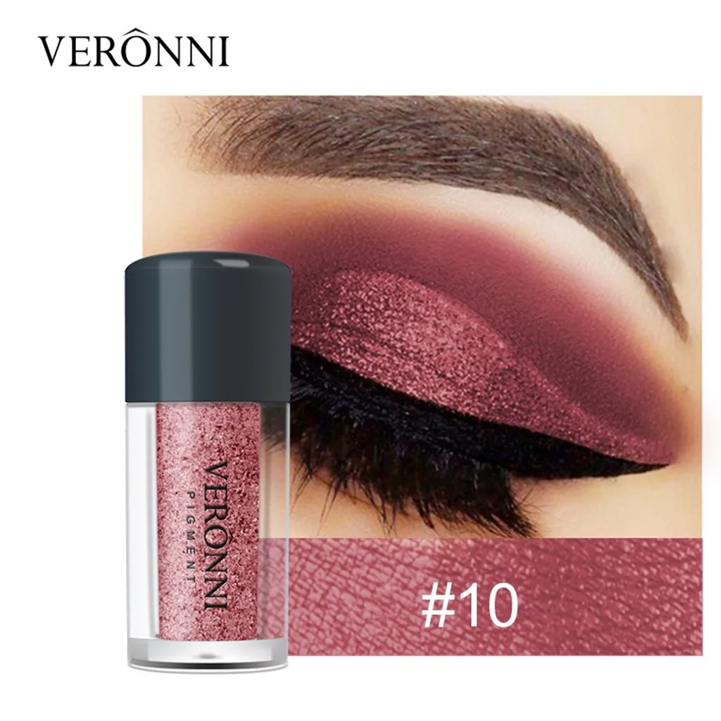 J Eyeshadow Pallete Beauty Glazed makeup Portable 12 Colors/Set Metalliic Shiny Smoky Eyes Eyeshadow Waterproof Glitter#35109 - Color: J