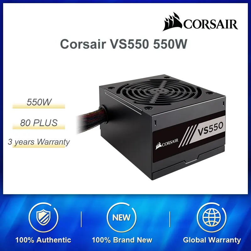 Блок питания PS600 Corsair VS550 550 Вт|Блоки для компьютеров| |