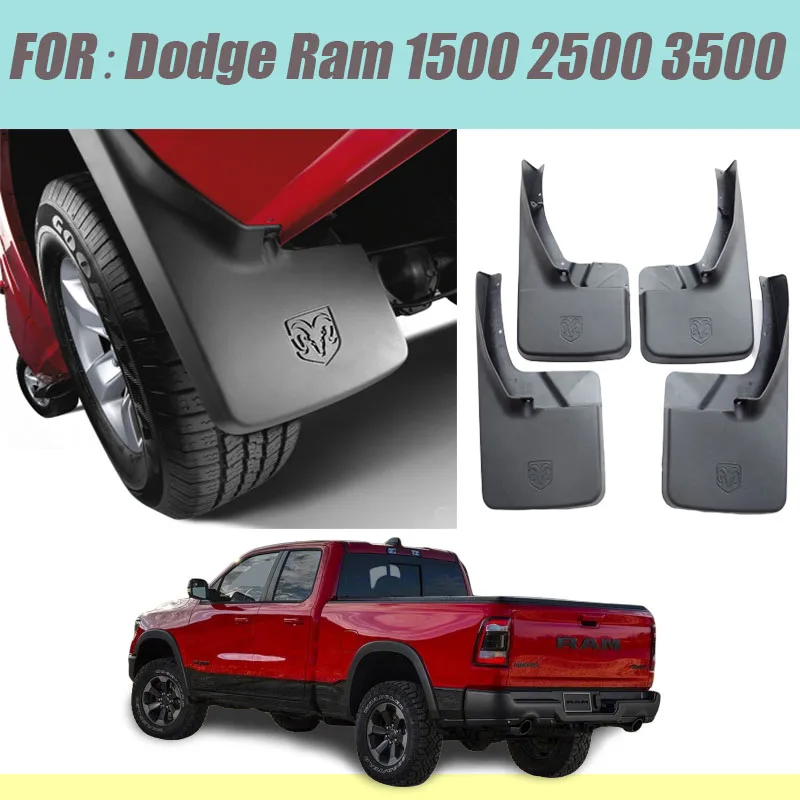 4 шт./компл. Брызговики для Dodge Ram 1500 2500 3500 Брызговики автомобильные щитки аксессуары авто styline 2009