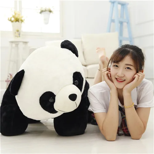 Fancytrader 35'' Giant Stuffed Giant Panda Toy Big Plush Simulation Panda Doll Big Animal Toys Best Gift Home Decoration 90cm (5)