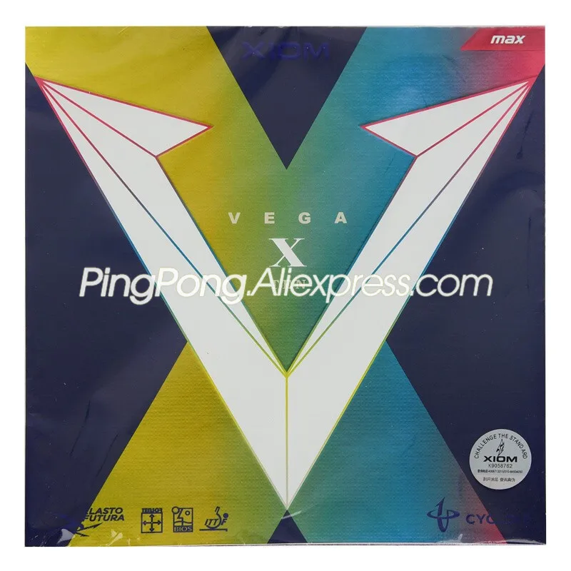 XIOM VEGA X TEN Table Tennis Rubber VEGA-X Original Ping Pong Sponge | Спорт и развлечения