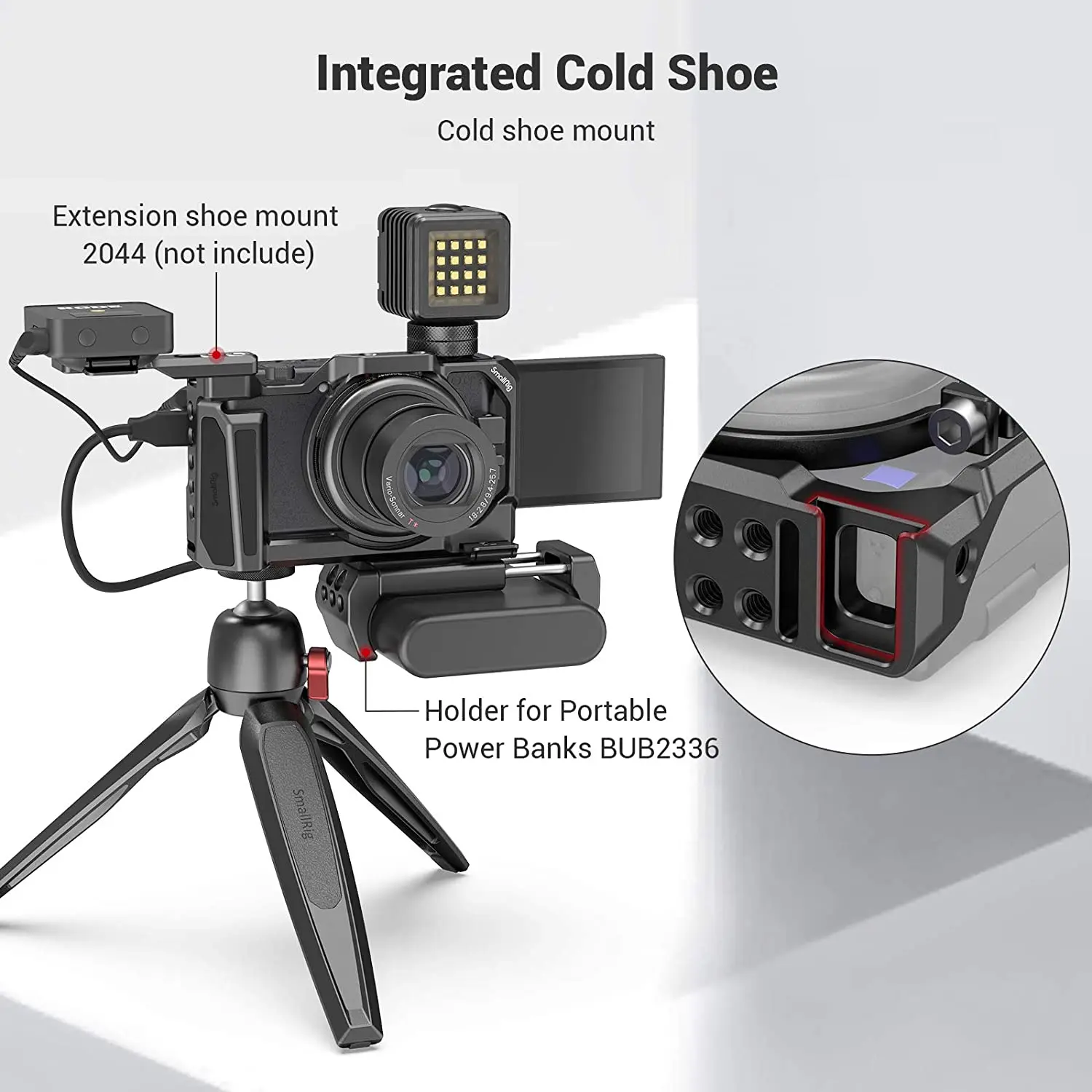 Smallrig zv1 käfig für sony zv1 kamera käfig mit seiten 