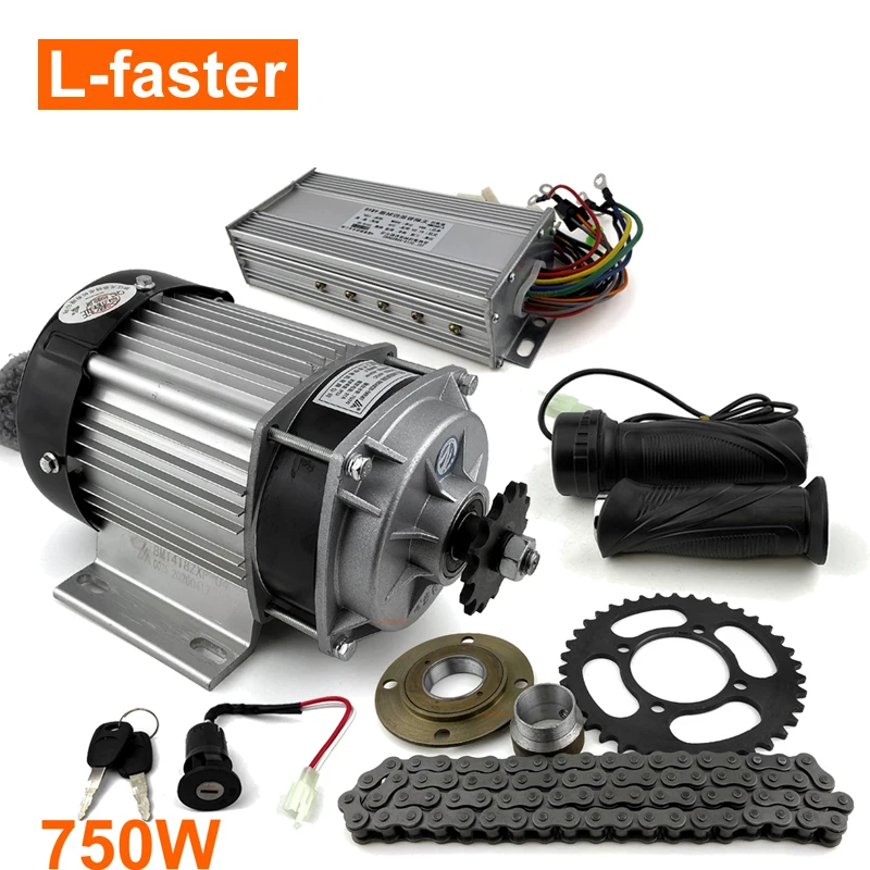 48v 750w Trike Brushless Gear Motor Kit Includes Controller And