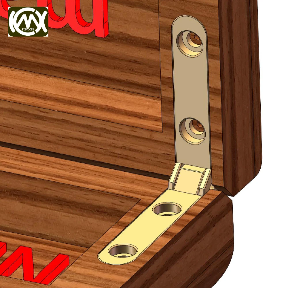 32Pcs 30*30*6mm Kimxin sales Zinc alloy handmade wooden hinge