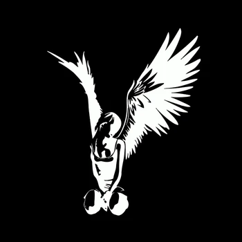 

Car Sticker Beautiful Elegant Angel High Quality Covering The Body Decal Personality Creativity Waterproof PVC,14cm*12cm