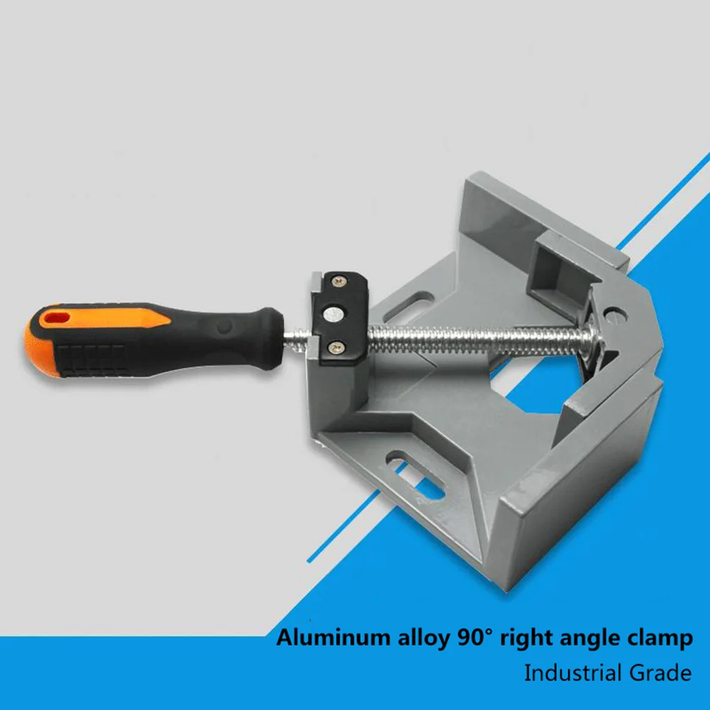 

90 Degree Quick Release Mental Corner Clamp Right Angle Welding Woodworking Photo Frame Clamping Tool