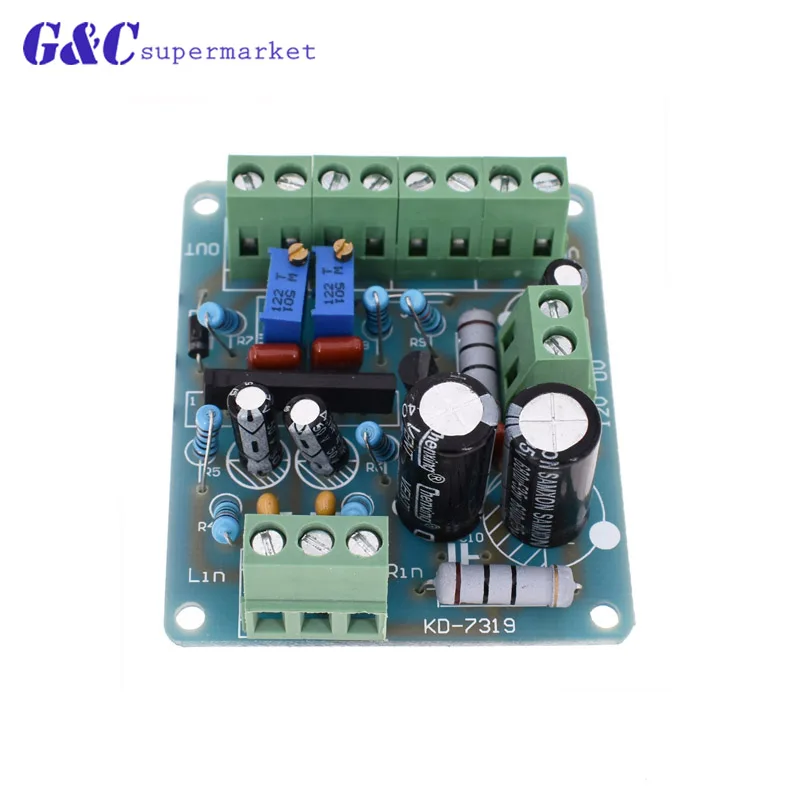 12V power amplifier VU meter driver board DB audio level meter TA7318P electronic product compatible board diy