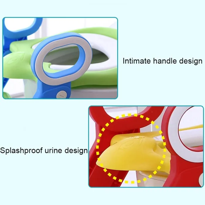 Детское сидение на унитаз с крышкой для лестницы, складное кресло для унитаза, тренировочный писсуар, YH-17