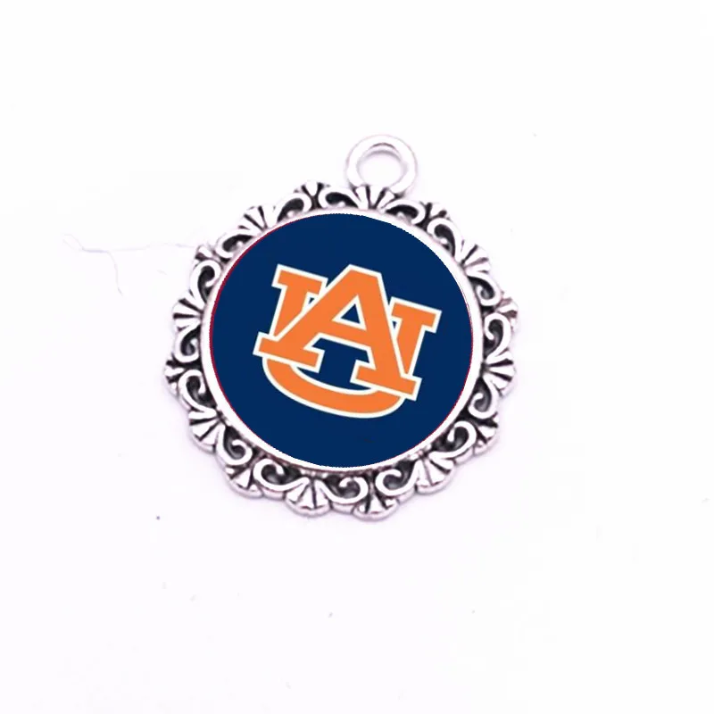Настраиваемые стеклянные амулеты Auburn Подвеска для браслетов DIY& Ожерелье& Серьги& цепочка для ключей изготовление ювелирных изделий 20 шт./лот