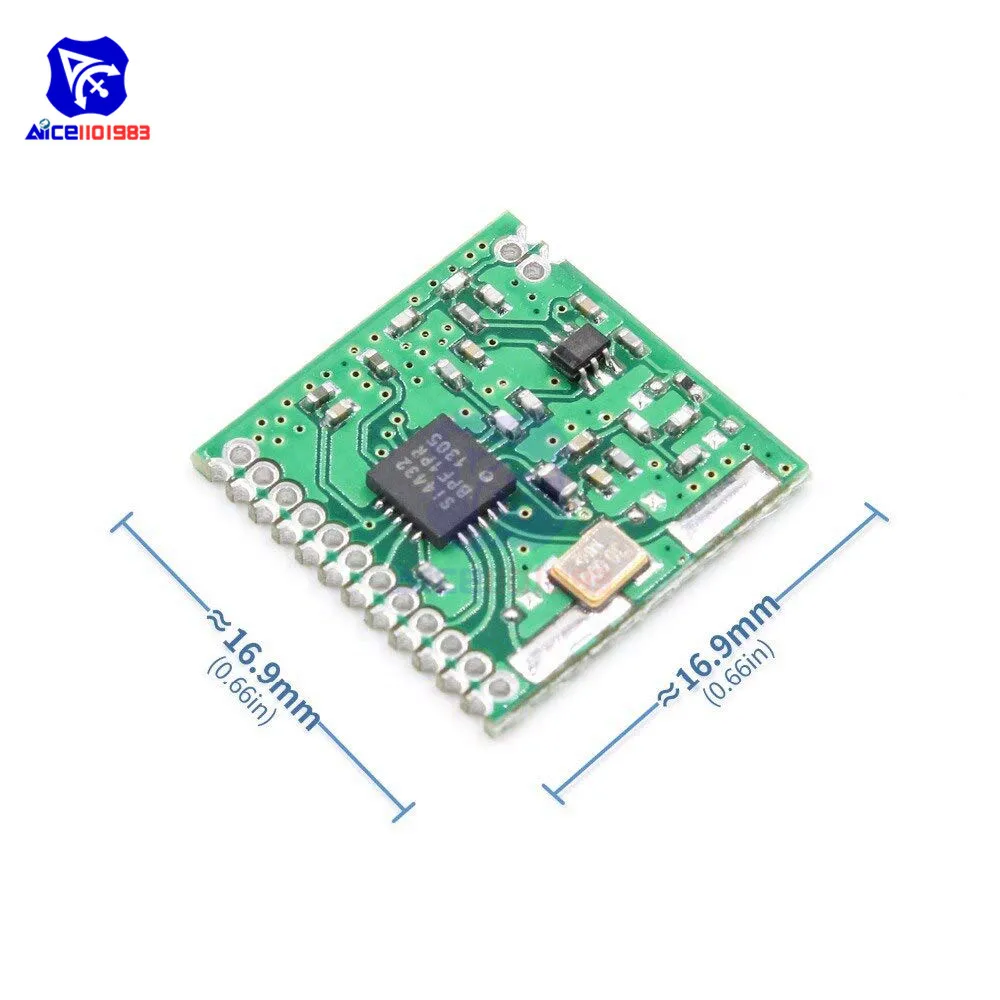 Беспроводной модуль 470 МГц 1000 м SI4432 433 беспроводной связи diymore|wireless module|module 433mhzmodule