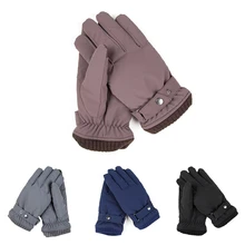 Мужские ветрозащитные уличные спортивные перчатки зимние теплые варежки Коралловая бархатная подкладка лыжные перчатки зимние перчатки мужские новые