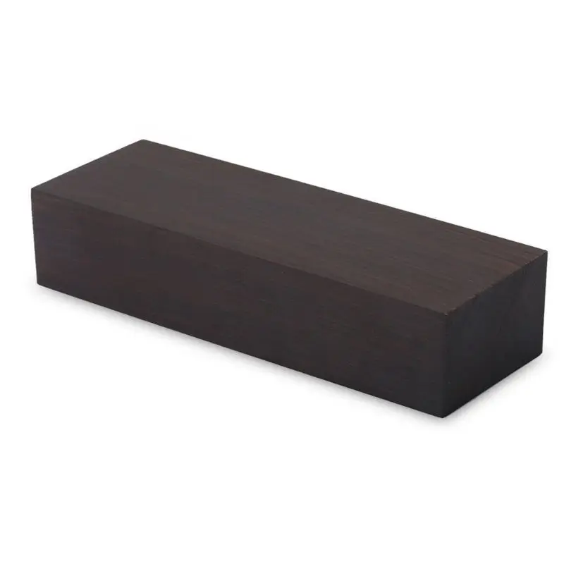 

Fee shipping African Ebony Lumber DIY Knife Handle Material Wood Blanks Guitar Parts 120*40*25mm