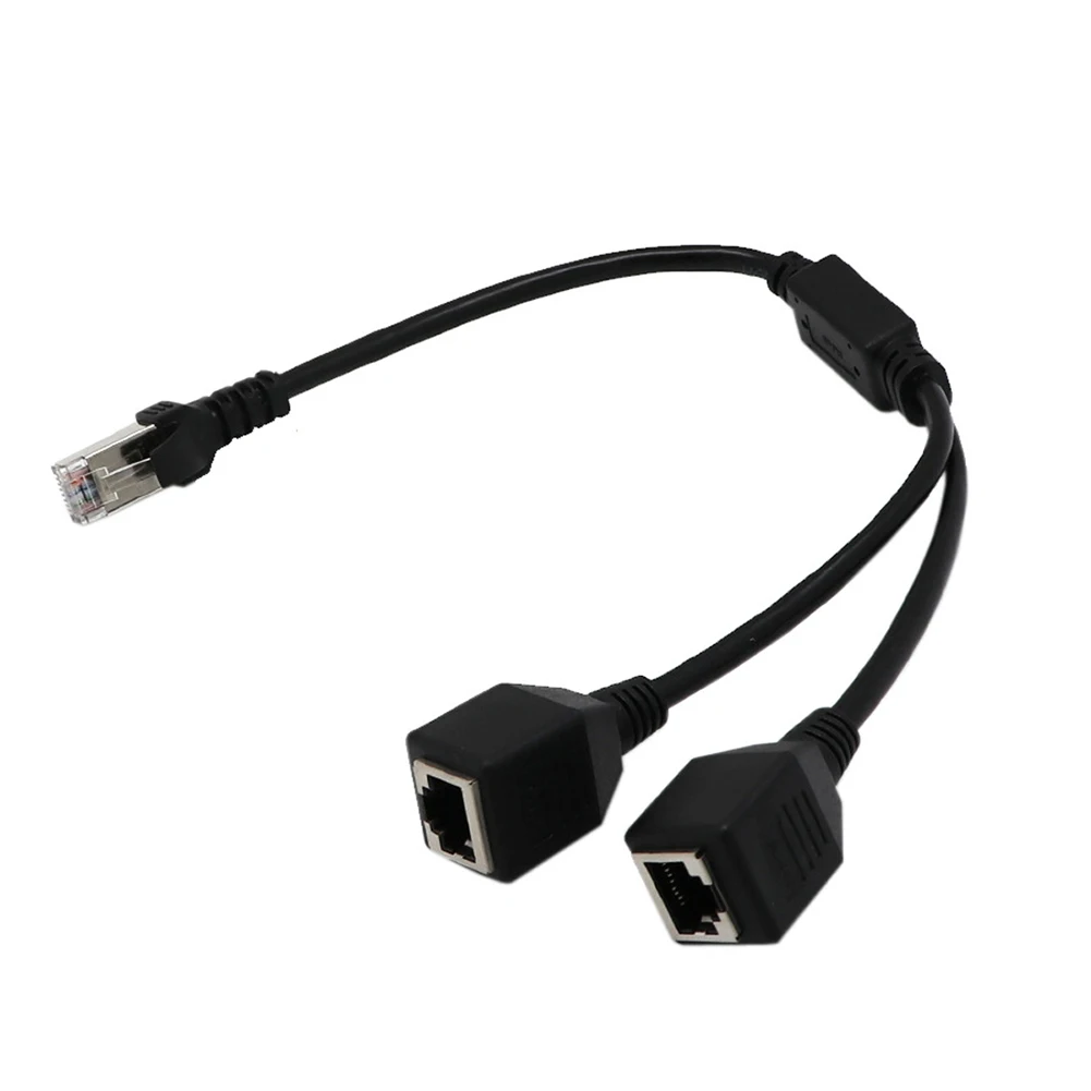 Компьютерный Соединительный провод RJ45 штекер два разъема LAN 0. Удлинительный