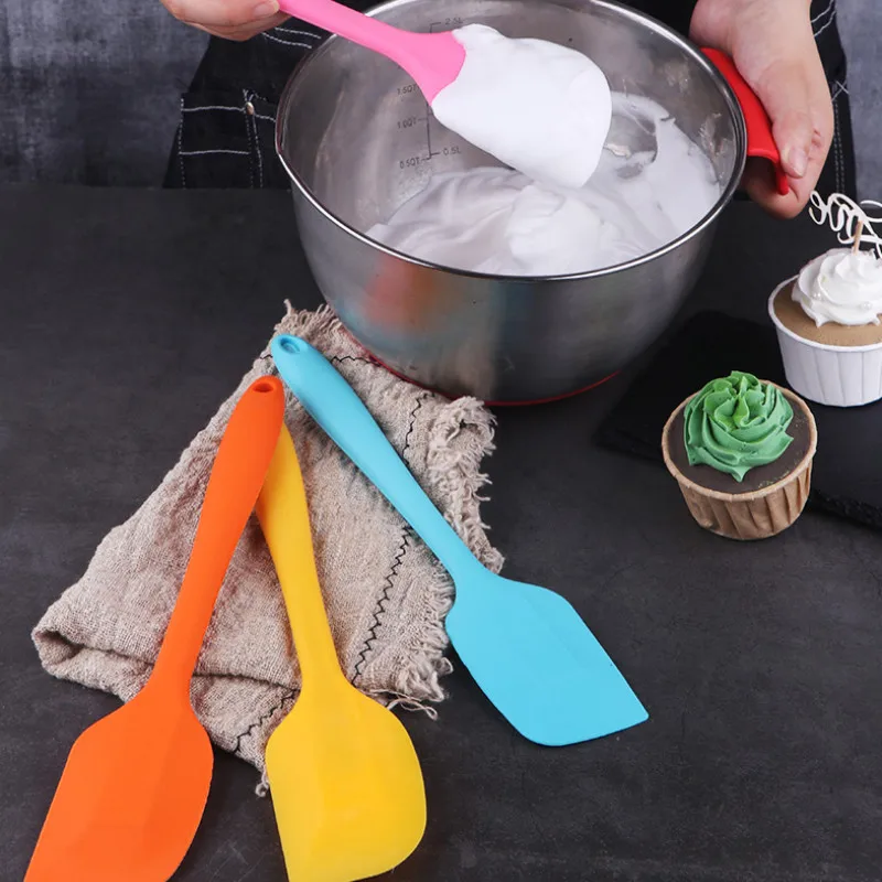 

Cake tools Silicone Cream Butter Cake Spatula Mixing Batter Scraper Brush Butter Mixer Cake Brushes Baking Tool Kitchenware