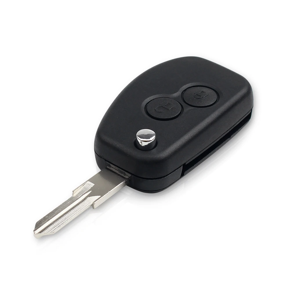 KEYYOU 2 кнопки модифицированный ключ оболочки для Renault Dacia модус Duster Clio Espace Флип Складной Дистанционный Ключ заготовка Автомобильный ключ
