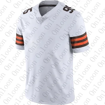 

Mens White American football Clevelan Jersey Baker Mayfield Odell Beckham Jr Robert Griffin III Nick CHubb Jim Brown Jerseys