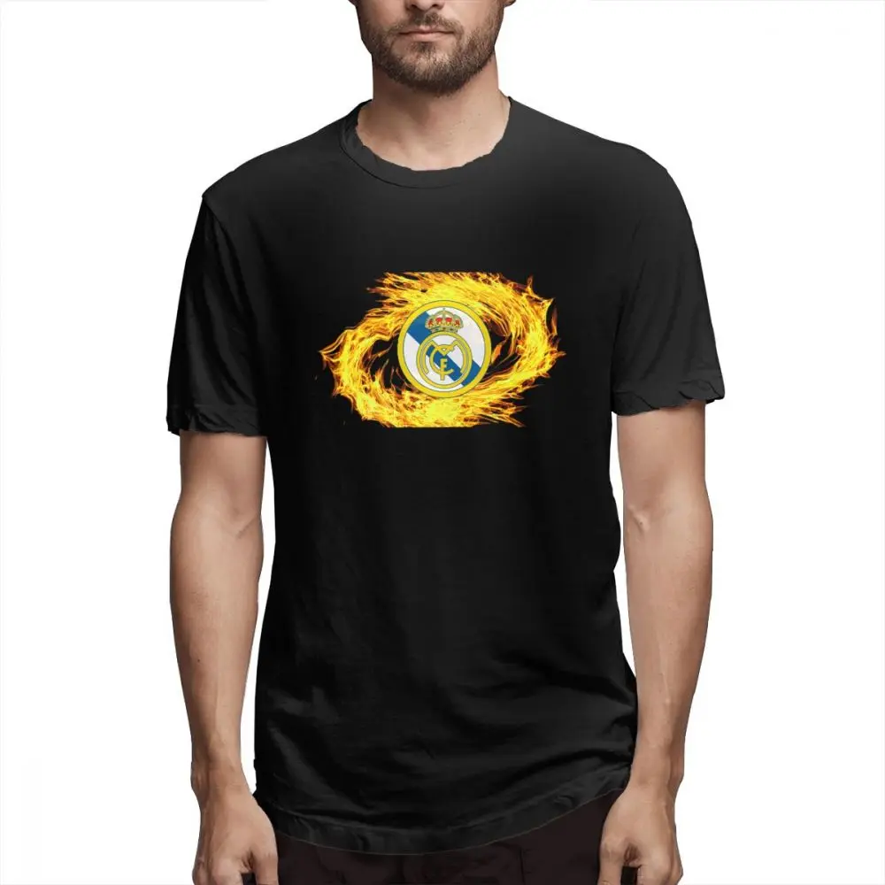 

2019 funny tee cute Hot Real Madrid t shirts men cotton tops cool t shirt summer Men's Short Sleeve T-shirt