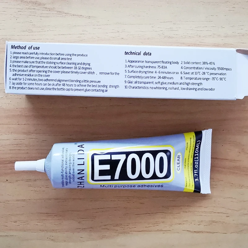 E7000 Liquid Glue 50ml/110ml More Powerful Resin Adhesive Strength