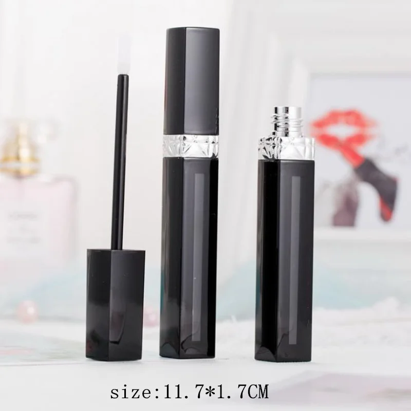 Новые пустые круглые тюбики для блеска губ глазурованные контейнеры крема банки