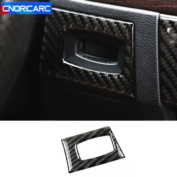 

Carbon Fiber Car Console Keyhole Panel Decorative Cover Trim For BMW 3 series E90 Interior Dashboard Head Lamp Button Frame